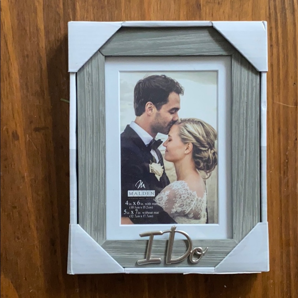 I Do wedding frame